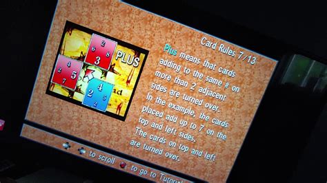 ff8 plus rule|Triple Triad .